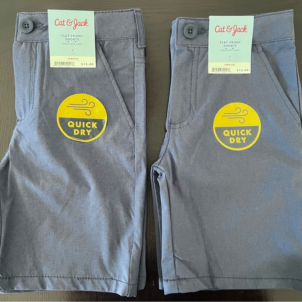 NWT Cat & Jack Boys Blue Quick Dry Shorts